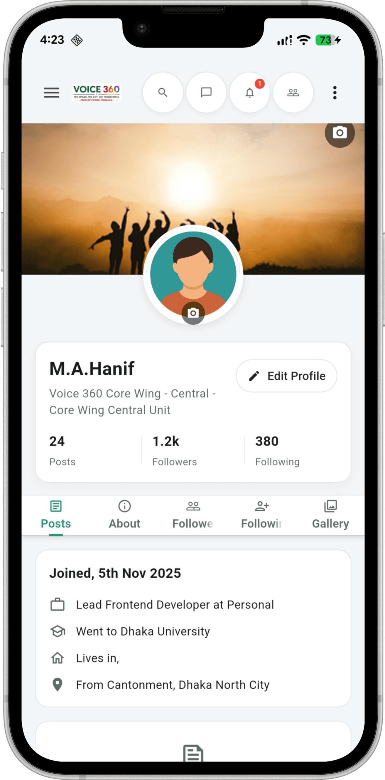 Voice360 app