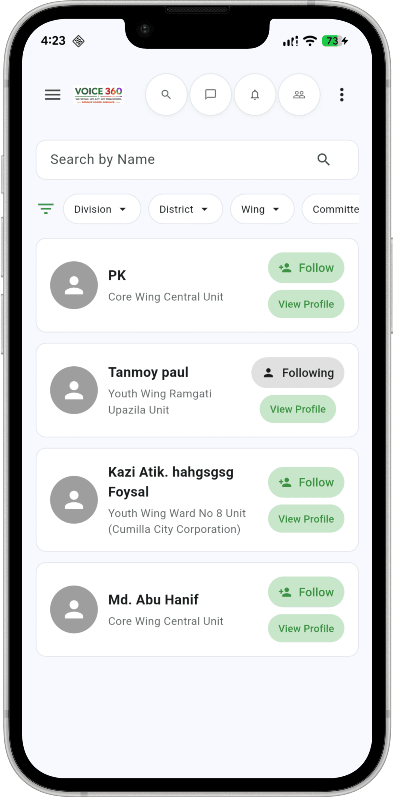 Voice360 app